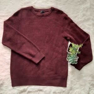 Ideal maroon grandpa sweater